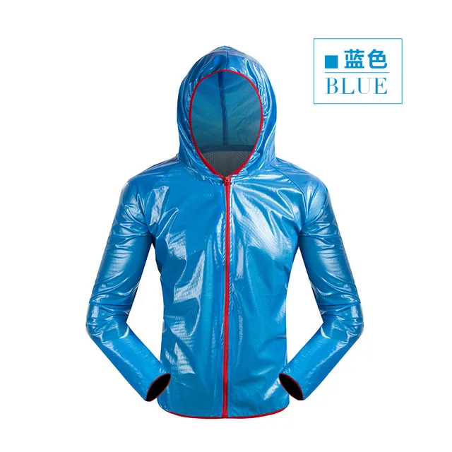Black Motorcycle Bicycle Cycling Women's Men's Raincoat Waterproof Outdoor Sports Riding Fishing Rain Coat Set Work Unisex Coat Blue