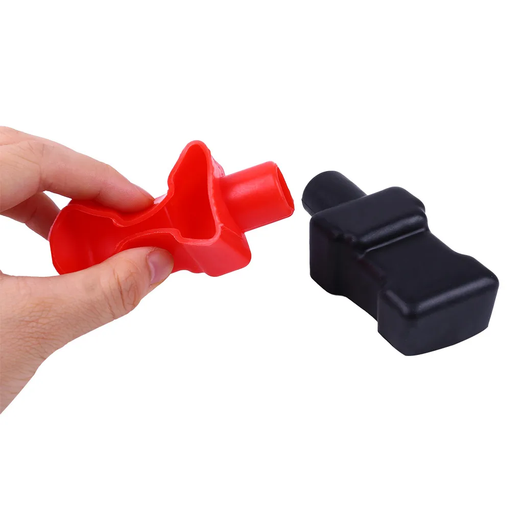 Car Battery Cover Universal Car Battery Negative Positive Protector Terminal Boat Insulating