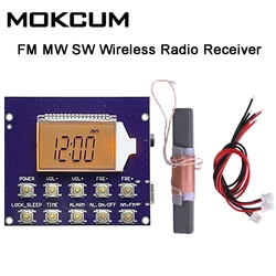 Module récepteur Radio FM MW SW à bande complète, affichage numérique, Station de réglage de fréquence 87 108MHz, stockage automatique, ondes courtes et moyennes 