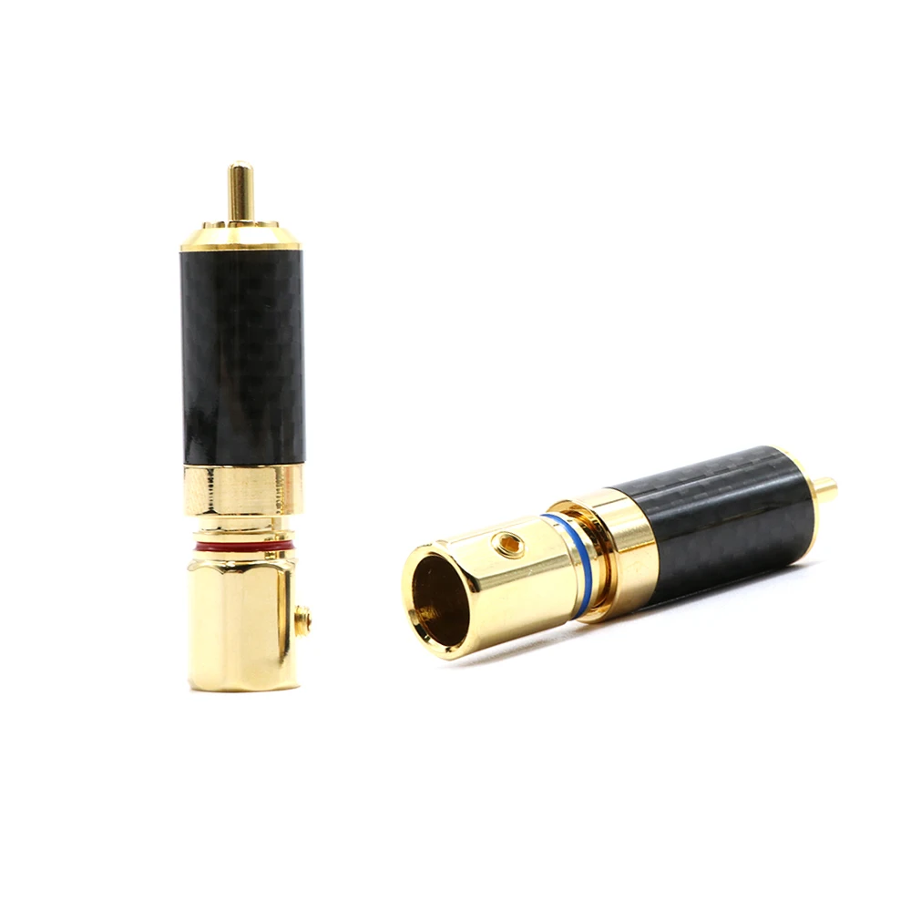 4 шт. Hifi RCA терминал, позолоченный RCA межблочный разъем, DIY Аудио RCA кабель RCA разъем Jack