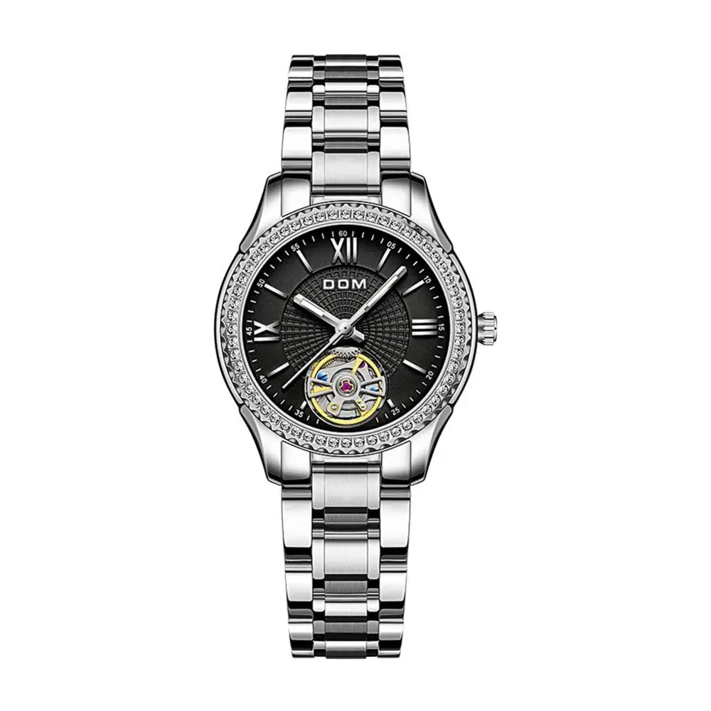 

DOM automatic mechanical watch sports men's watch business couple watch luminous stainless steel waterproof female watch