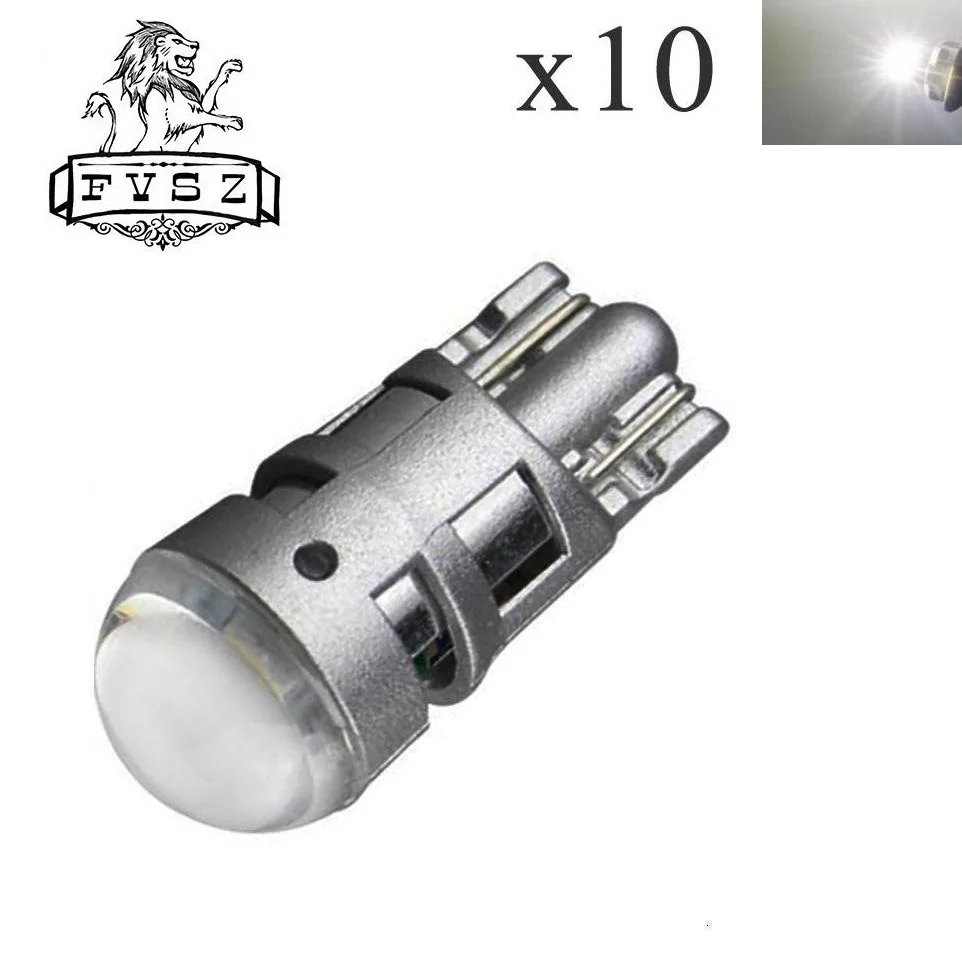 

10X T10 12V 3528 Auto Canbus W5W 194 168 Led 6000K White Light-Emitting Diodes 5630 5730 Car A lamp with wide light