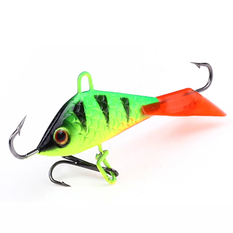 

TOP!-1Pcs Quality Winter Ice 50mm 7.5G Fishing Lure Fake Lure Artificial Bait Leurre Balancer For Fishing Carp Walleye Pike Perc