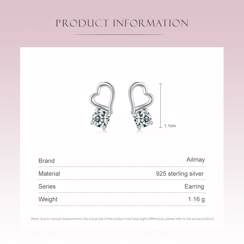 Reffeer Orecchini a cerchio in argento sterling 925 solido a
