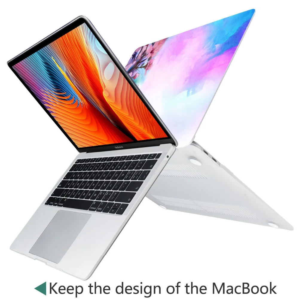 Чехол с кристаллами для Macbook Air 13,3 11 Pro retina 12 13 15, Жесткий Чехол для сенсорной панели ноутбука с клавиатурой, Защитная пленка для экрана