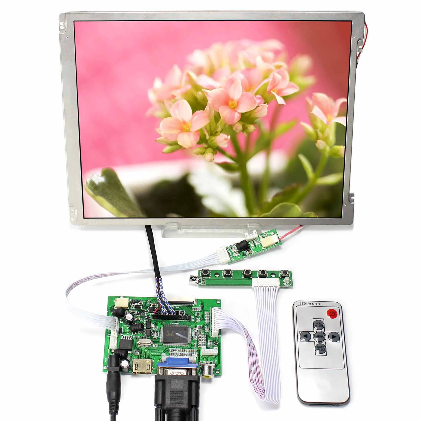 

ЖК-экран 10,4 дюйма G104SN03 10,4 дюйма 800x60 0 с HD MI + VGA + 2AV, плата контроллера ЖК-дисплея подходит для промышленного дисплея/автомобильного дисплея и т. Д.