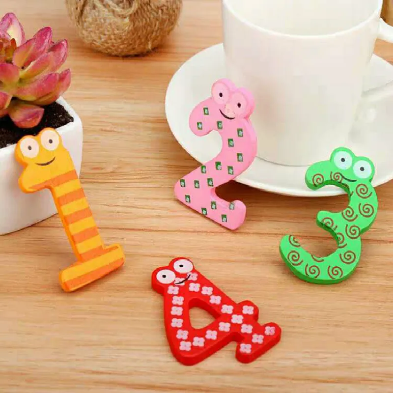 15 шт./компл. Монтессори Детские цифры холодильник Магнитные фигурки палочки