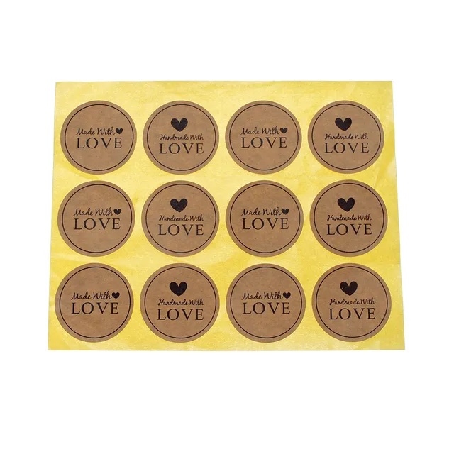 Heart Envelope Seal yyangz 10Sheets Love Heart Shape Stickers for Packaging  Bake Decoration Wedding Party Gift, 60 PCS Kraft Paper Thank You Stickers,Self-Adhesive  Envelopes Label Sticker,Embossed Heart Stickers, Golden - Yahoo Shopping