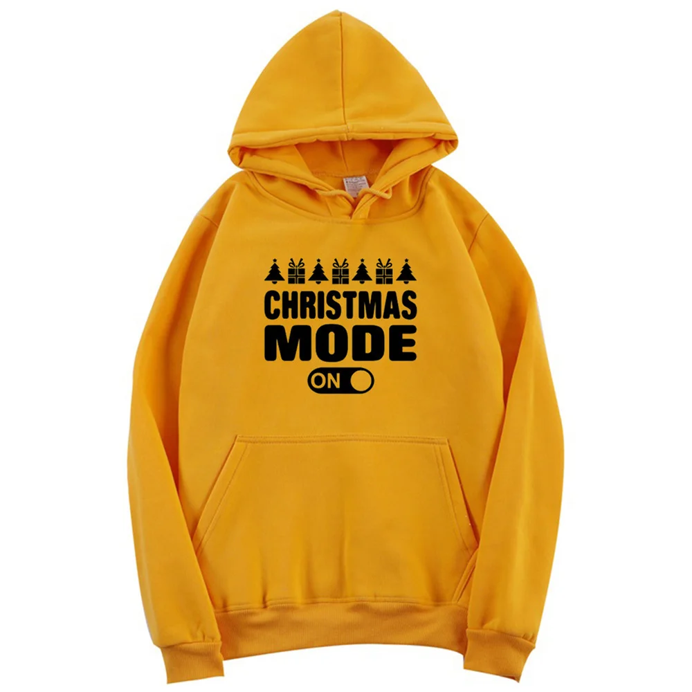 

Spring Winter CHRISTMAS New MODE ON Cotton Hoodies Men Carton Print Sweatshirt Hooded Jogger Tracksuits Plus Size Brand Clothing