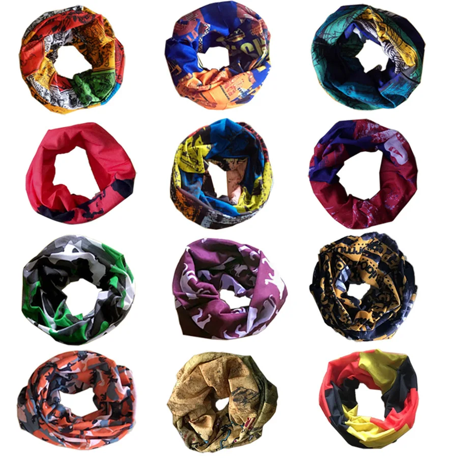 

Magic Head Scarf Hunting Face Shield Masque Outdoor Sports Mask Neck Gaiter Bicycle Bike Bandana