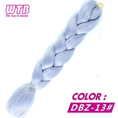 WTB длинные красные розовые Ombre Jumbo синтетические плетеные волосы для женщин крючком косички прическа высокая температура косички из волокна волос - Цвет: T1/35