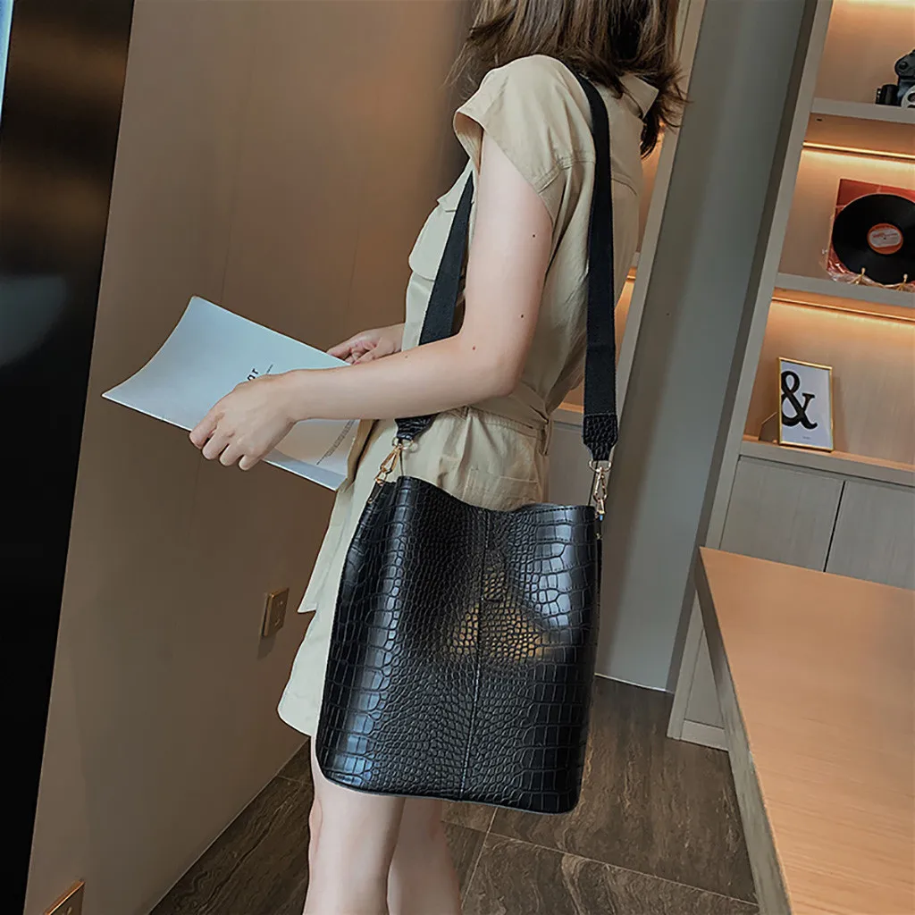 OCARDIAN handbag Fashion Stone Pattern Tote Bags For Women Handbags Women Bags Designer Hasp Shoulder Bag Handbags Sac O10