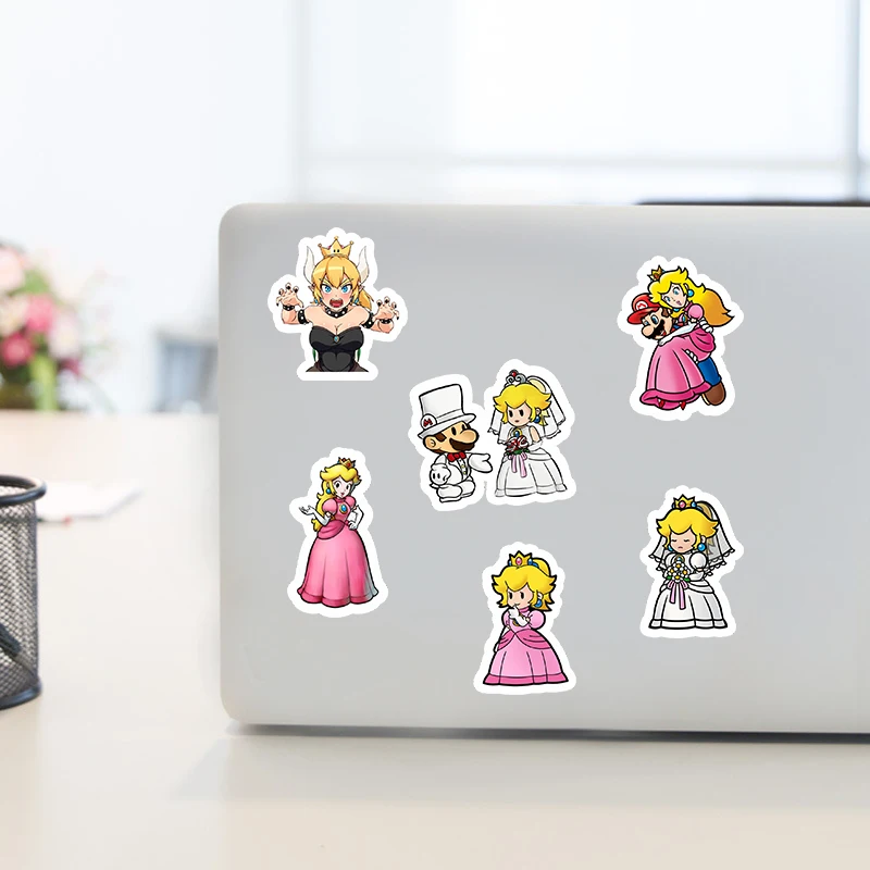 50 шт. Супер Марио мультфильм аниме стикер DIY водонепроницаемый стикер багаж мобильный компьютер скейтборд Гитара Холодильник F5