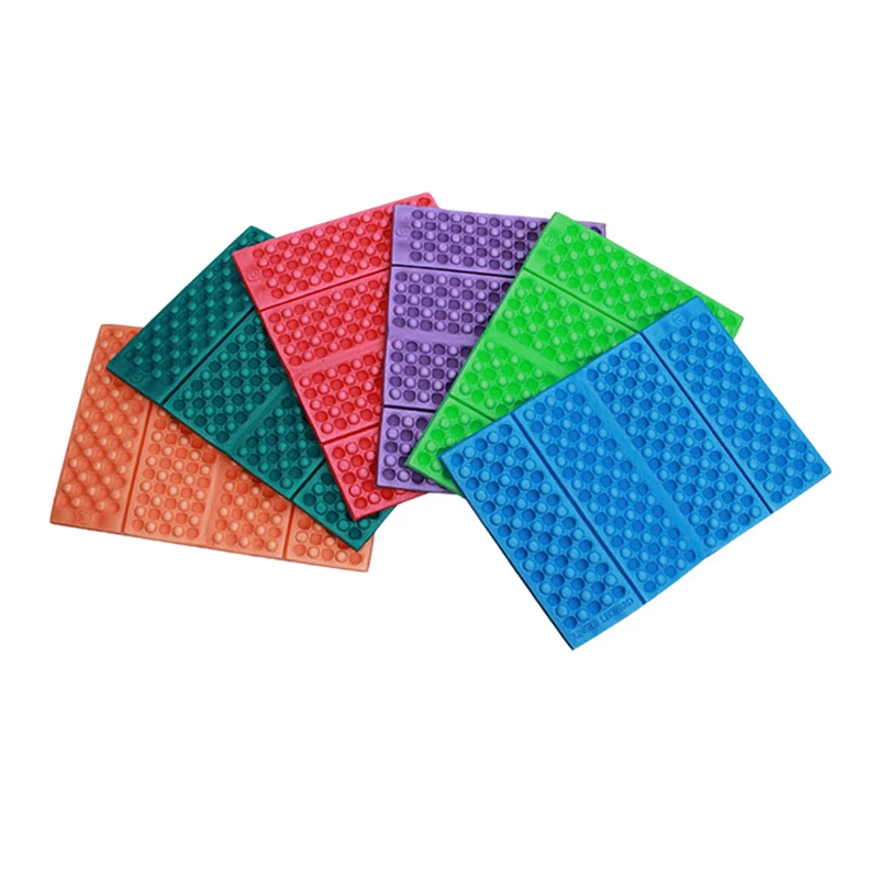 Camping Folding Mat 4-Zone XPE Foam Pad Moisture-proof Elasticity Cushion for Travel Hiking Picnic Anti-dirty Seat foam pad,camping mat,moisture proof mat,picnic mat