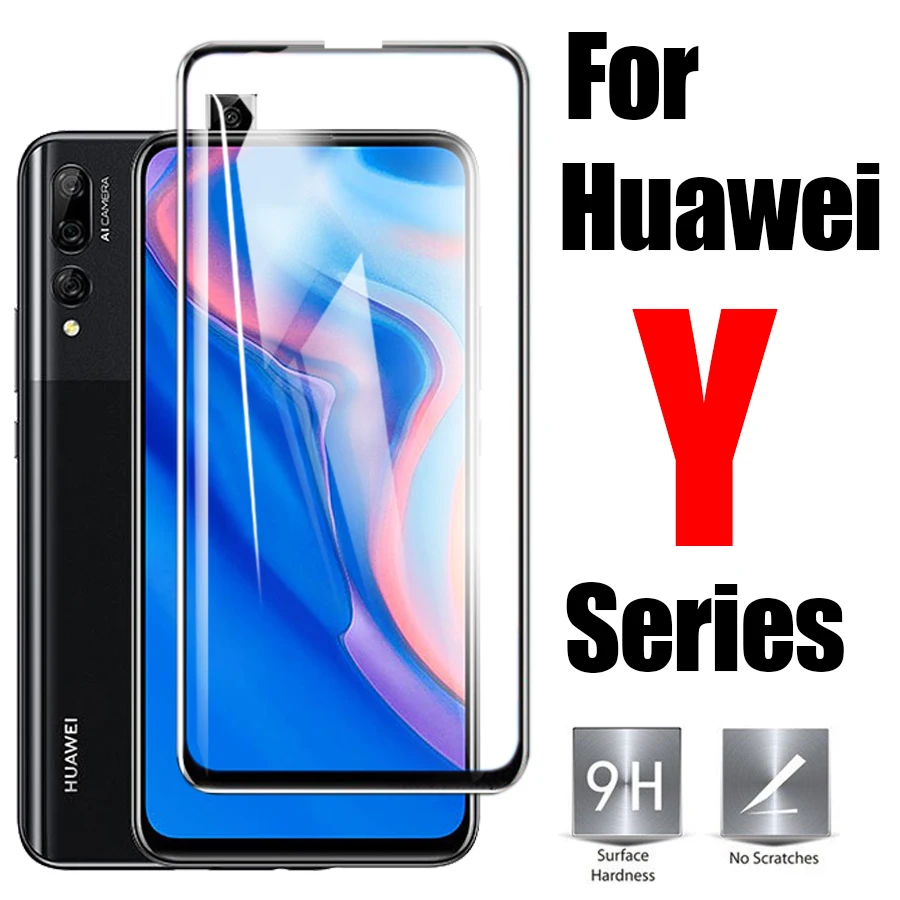 Для huawei y9 2019 защитная пленка на huavei из закаленного стекла i glas y 5 6 7 9 prime lite tremp 5y 6y