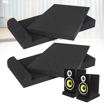 

2pcs Reduce Vibration Recording Room High Density Isolation Pad Soundproof Accessories Subwoofer Speaker Base Studio Monitor