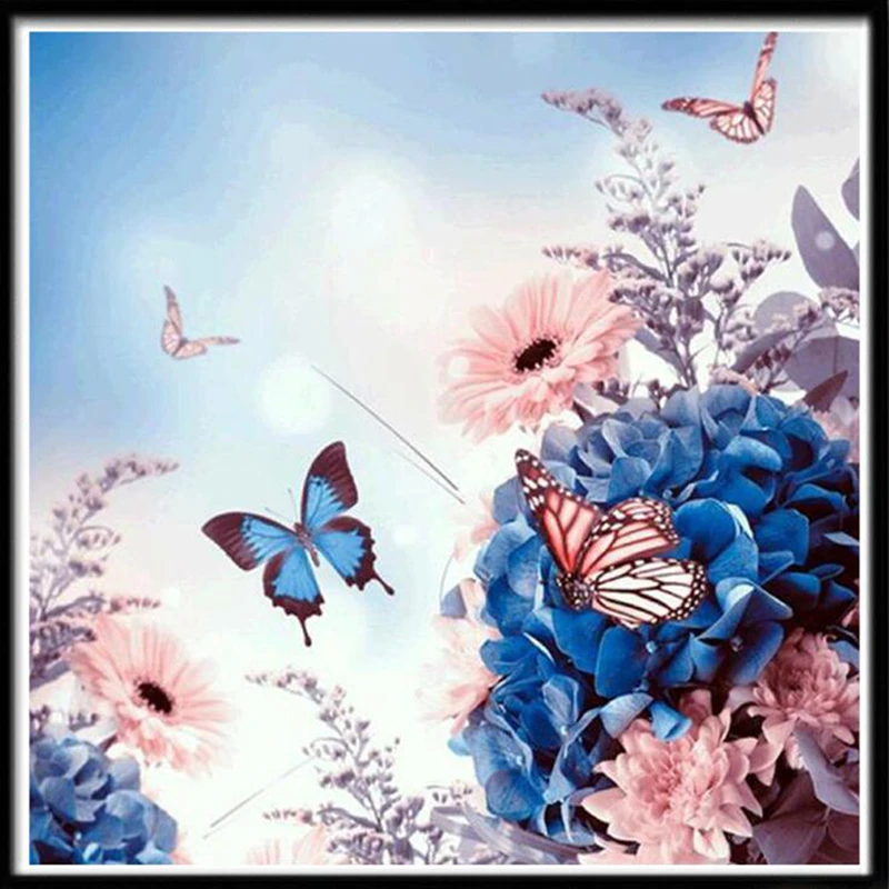 style 5 Full Square/Round Drill 5D DIY Diamond Painting Boat On Lake In Sunset/Animal Diamond Embroidery Cross Stitch Mosaic Wall Decor - Цвет: style 5