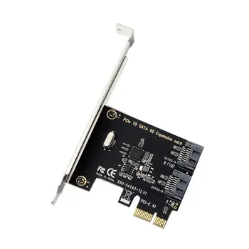 

6GB Interface Desktop Pci-e to Sata3.0 Expansion Card Sata 3.0 Adapter Card Hard Drive Expansion Strong Compatibility
