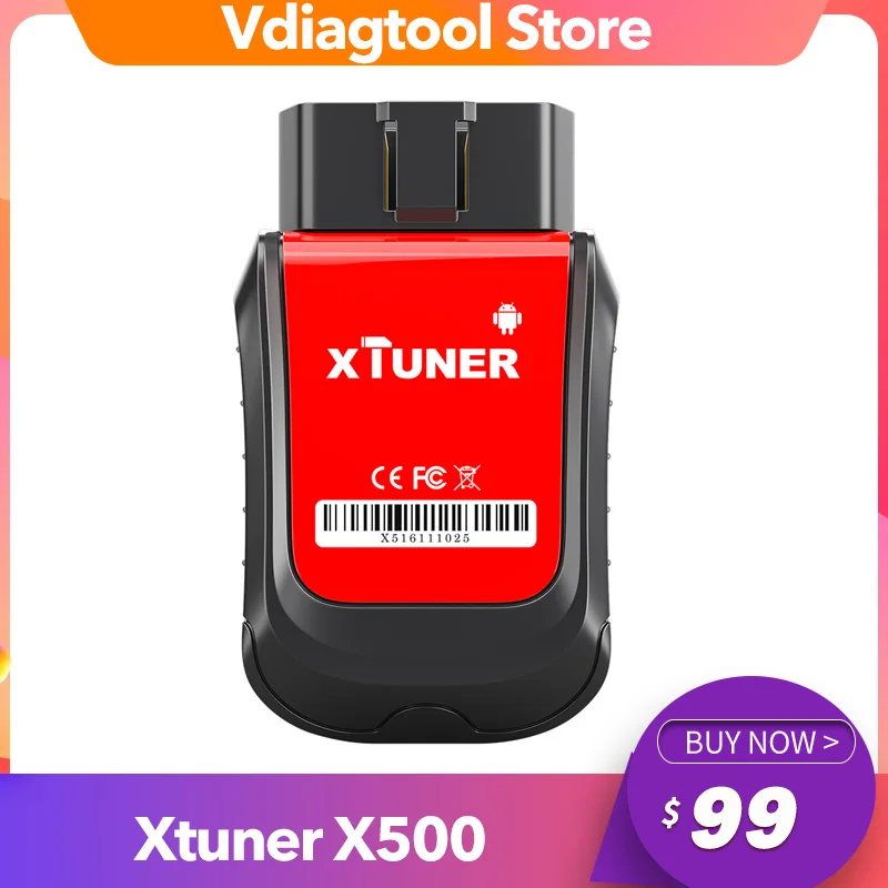 Vpecker Xtuner X500 OBD2 Scanner Wifi Android Injector Coding Key Programming ABS EPB TPMS DPF Oil Battery SRS Reset |
