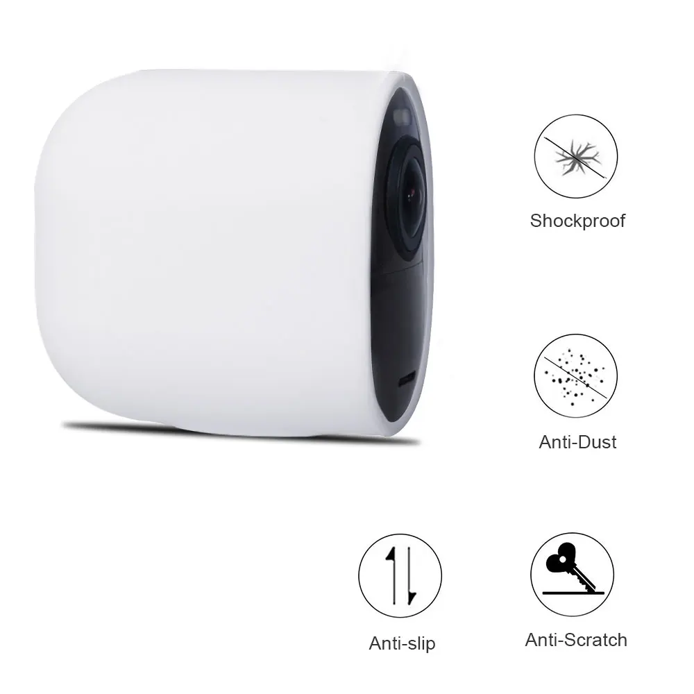 

Silicone Case for Arlo Ultra 4K UHD Waterproof Protective Case Comprehensive Protective Cover Surveillance Camera Protector
