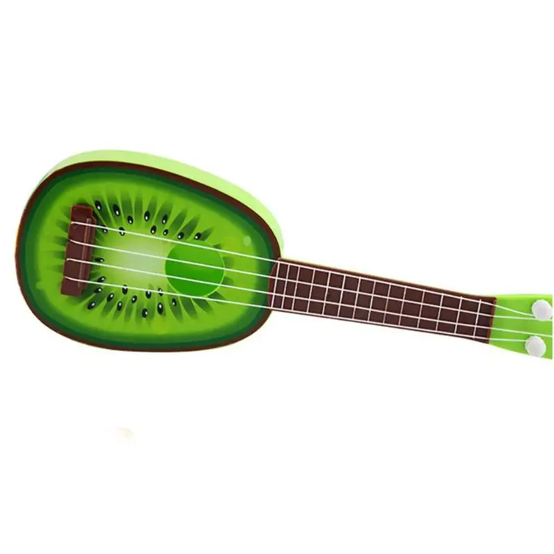 Игрушечное укулеле, износостойкая гитара Ukelele, игрушки для детей, имитирующий фруктовый стиль, музыкальный инструмент, подарки для детей
