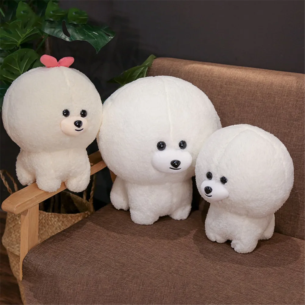 Милые Bichon Frise куклы собаки игрушки плюшевые игрушки девушки подарки