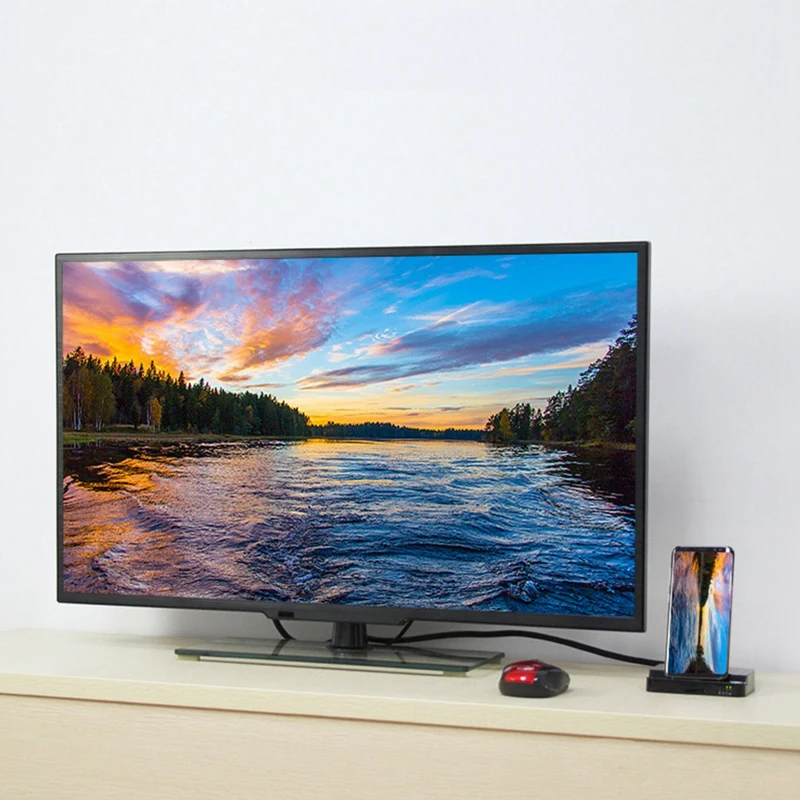 ТВ конвертер Многофункциональный USB аксессуары type-C мобильный телефон расширение база кронштейн C Тип