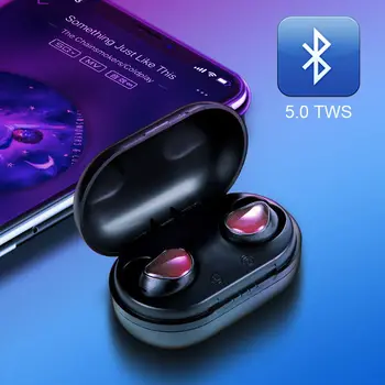 

TWS Bluetooth 5.0 In-Ear Earphone Stereo High Quality Wireless Earbuds Headset Touch Control with charging case for all phone