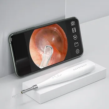 

Ear Otoscope Cleaning Endoscope Wireless HD Visual Ear Spoon 4.3mm Ear pick Borescope Tool Health for Android iOS Smartphone