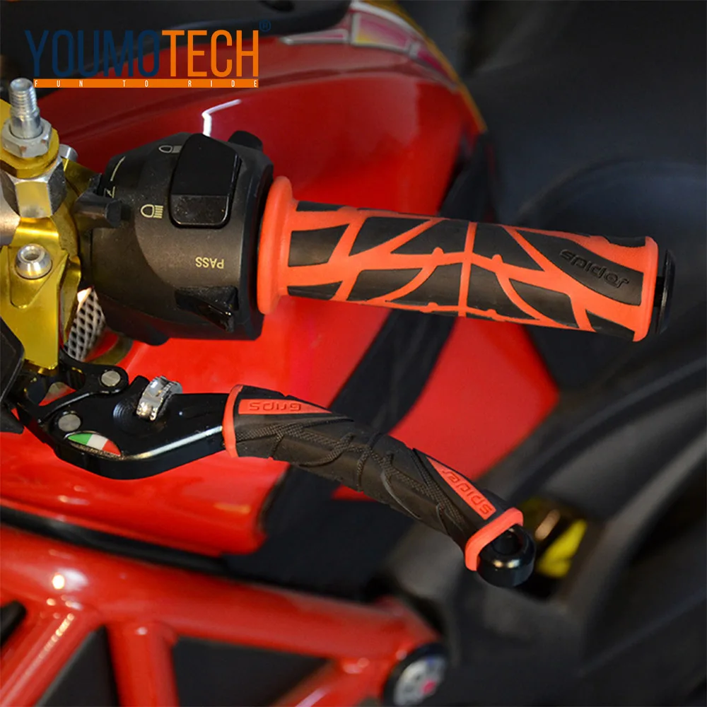7/" 22 мм Мягкие резиновые ручки на руль для MX YCF CRF Dirt Pit Bike ATV Quad Багги Go Kart скутер мотоцикл