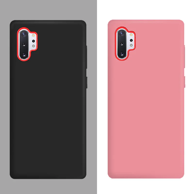 

For Samsung Note 10 Plus Case Soft Silicone Protective Shell Phone Back Cover Case For Samsung Galaxy Note 10 Pro Coque Funda