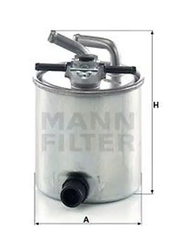Фильтр топливный NISSAN NAVARA/PATHFINDER 2.5 DCI MANN-FILTER WK
