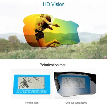 

Polarized Cycling Glasses Casual Sports Outdoor Sunglasses UV Blocking Cycling Equipmen Cycling Sunglasses Car Accessories