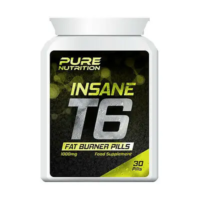 

PURE NUTRITION T6 INSANE FAT BURNER MUSCULAR BODY FAST GET RIPPED