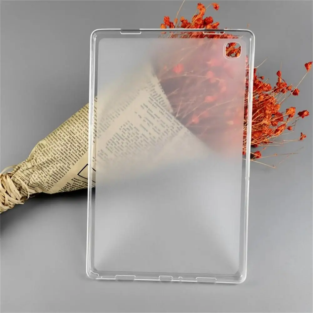 Clear TPU Shockproof Tablet Back Cover - Transparent Soft Case