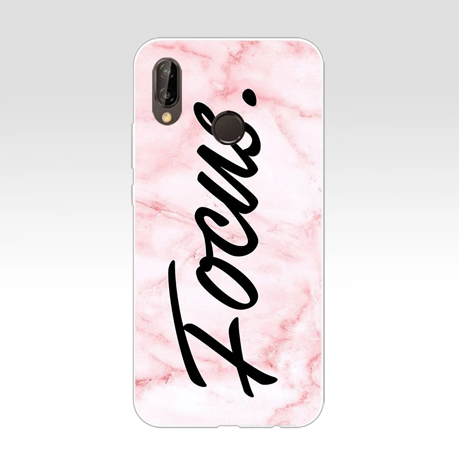 Блестящий Мраморный Мягкий Силиконовый ТПУ чехол 059FG с мультяшными надписями для