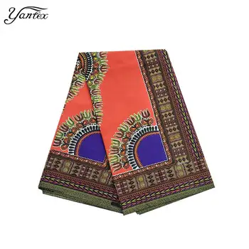 

YANTEX African Prints Veritable Real Wax Fabric 6 Yards/Piece Tissu Africain Ankara Fabric African Polyester Wax For Patchwork