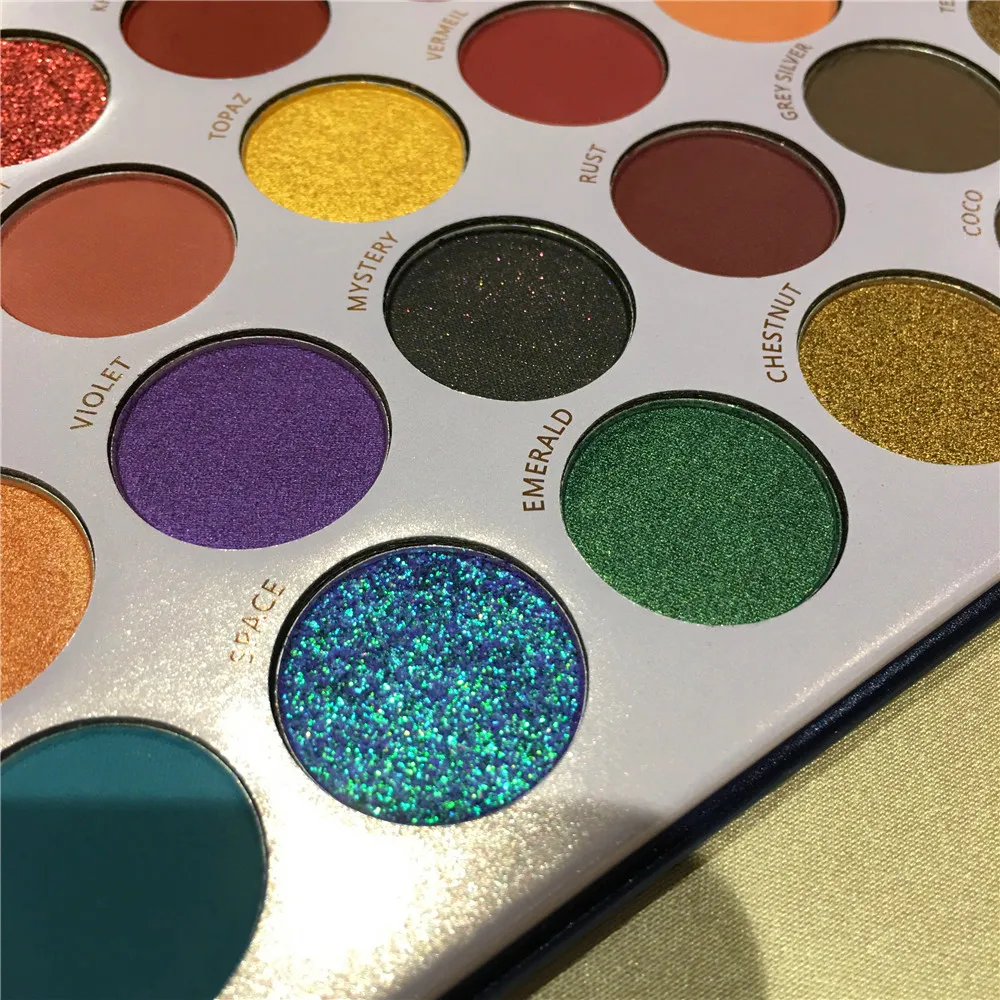 BEAUTY GLAZED разворотная планета 40 цветов Тени для век Палитра искусственная