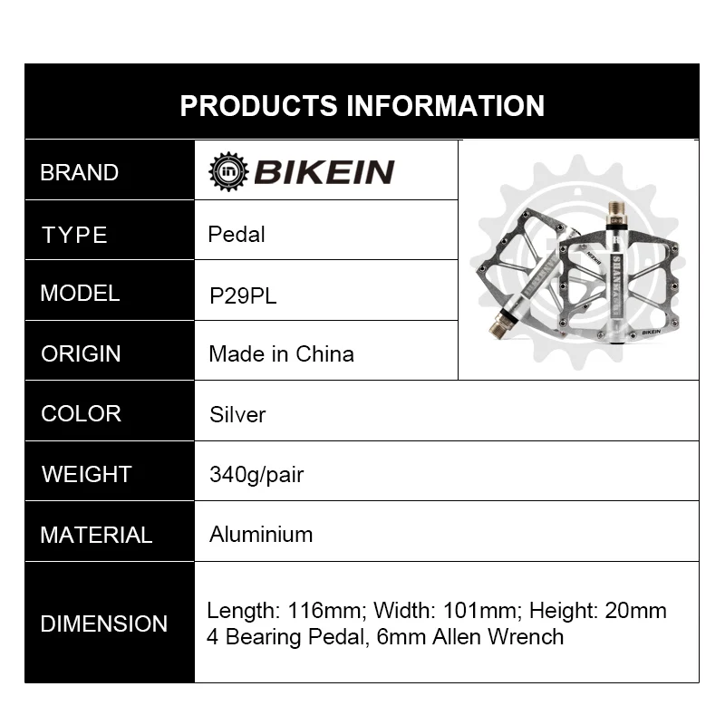 Ultrelight велосипедные алюминиевые ЧПУ BMX 4 подшипника педали 340 г MTB Платформа педали горный велосипед аксессуары 5 цветов