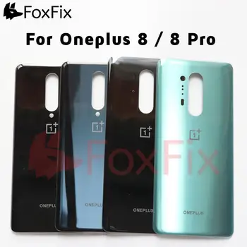 

Back Cover Oneplus 8 Battery Cover 1+8 Pro Rear Glass Door Housing Case For Oneplus 8 Pro Back Battery Cover Replacement Parts