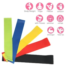 5 шт., для тренировок, гимнастики, силовые Эспандеры, Пилатес, спорт, латексные, для фитнеса, Кроссфит, оборудование для тренировок, инструмент, новинка, O16