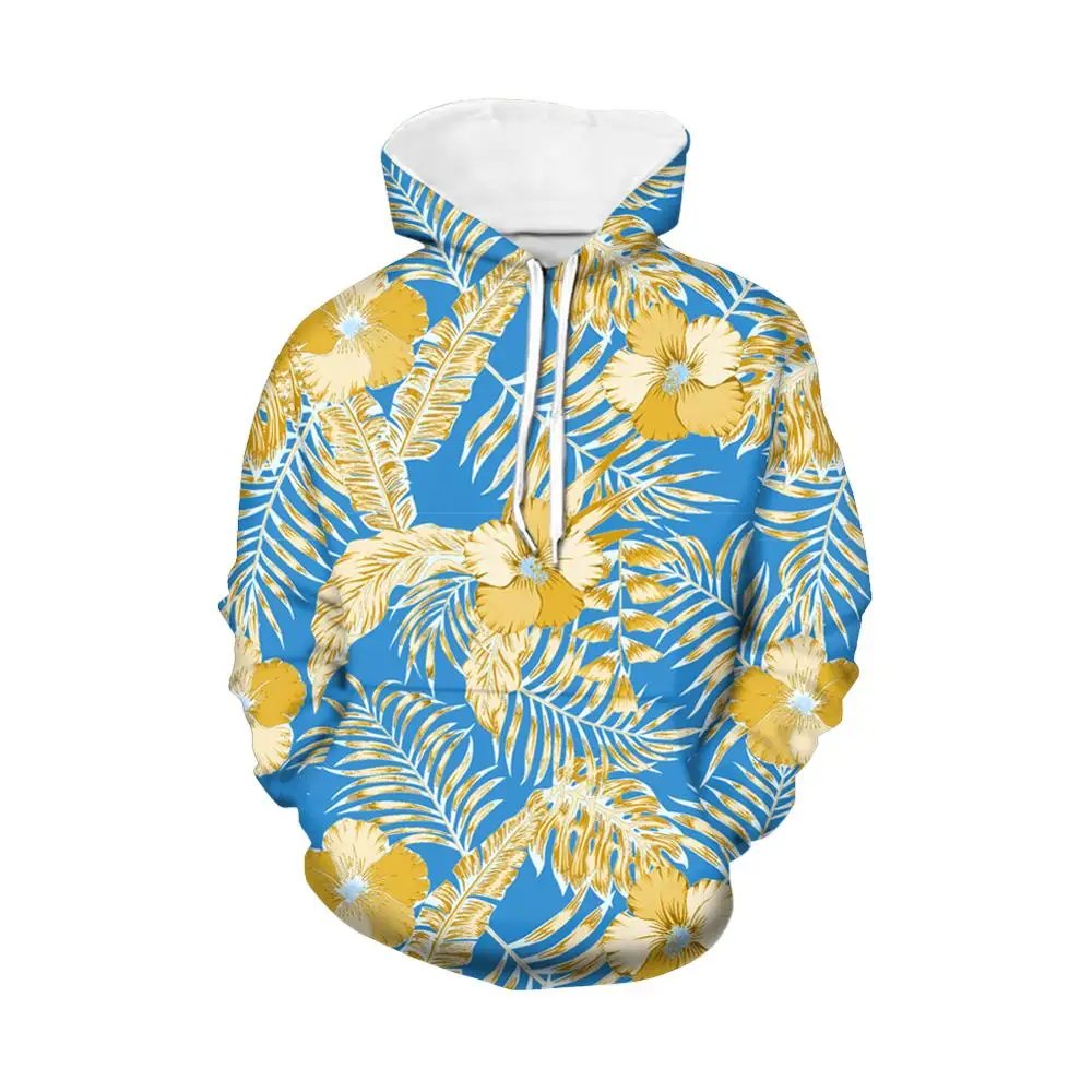

Print Womens Pullover Sweatshirt Casual Hooded Retro Polynesia Style Autumn Long Sleeve Wash Hoodies Sweatshirt