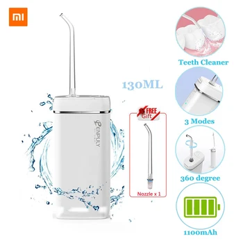 

XIAOMI MIJIA ENPLUY Mini Oral Irrigator Water Flosser Waterproof 1100mAh Dental Flusher Care Waterpulse Tooth Cleaner 130ML