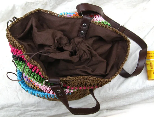 

22817 Industry Spring Summer Popular Foreign Trade Original Garment Shoulder Bag Straw Bag