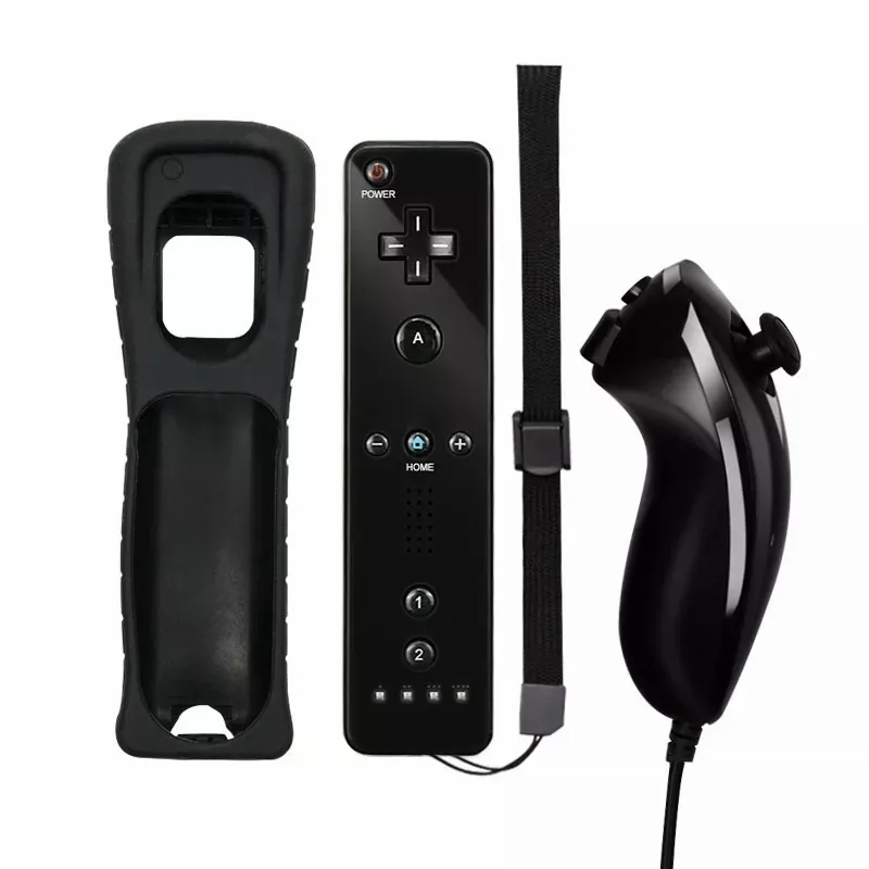 Wii  е Ʈѷ,  ÷ ,  ȣȯ , Nunchuck е, 2 in 1