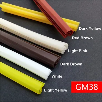 

new generation of silicon rubber sealing strips crash soundproof door thong strip door/ window sealed slot type square premium