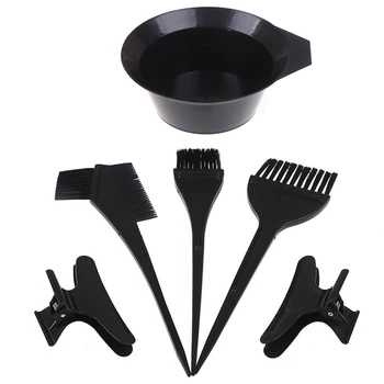 Billig 1 Set Haar Farbe Farbstoff Schüssel Kamm Haar Färben Werkzeuge Salon Friseur Styling DIY Werkzeug Neue ~