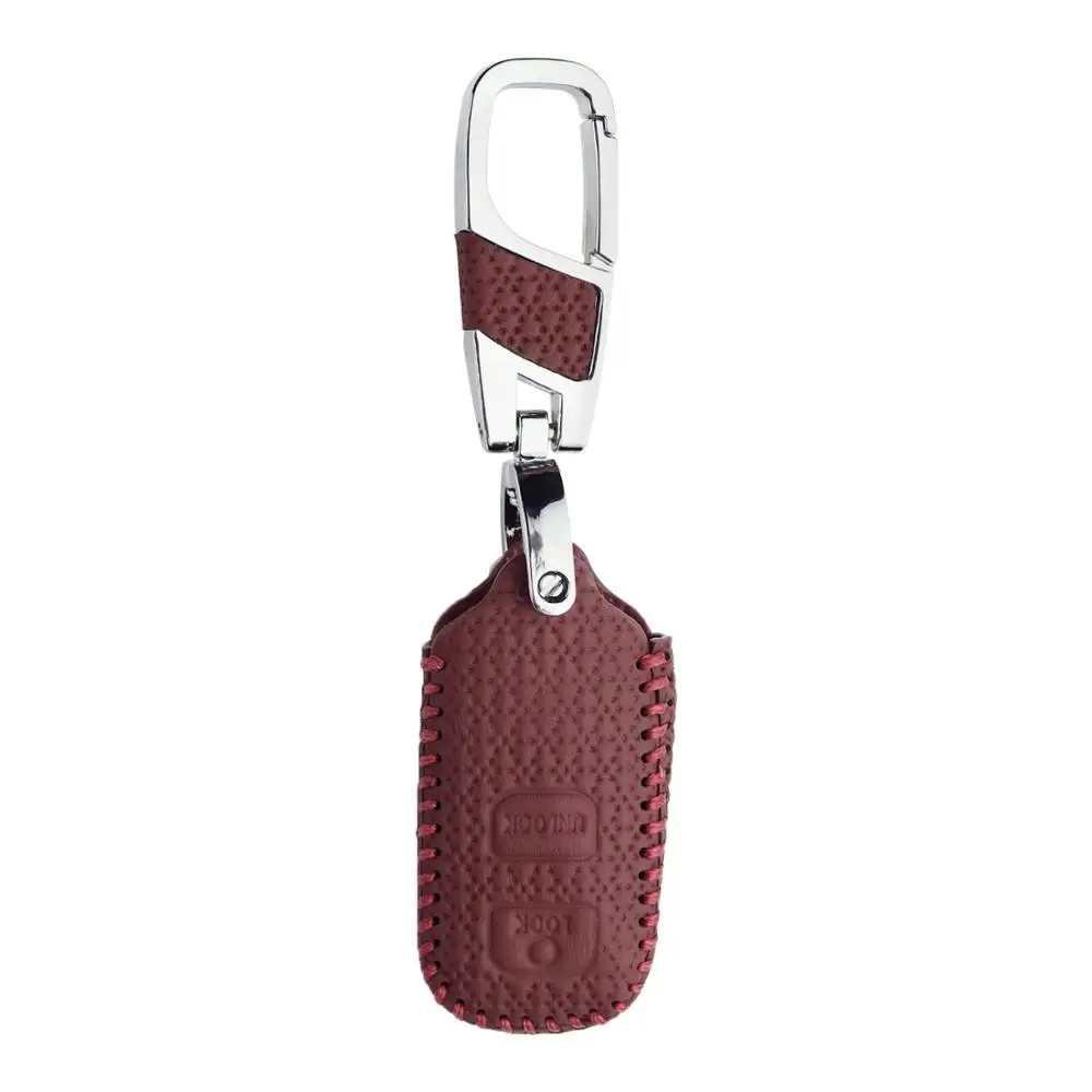Чехол для ключей из натуральной кожи Подходит для TOYOTA RAV4 Prius Highlander Celica FJ Cruiser Tacoma EchoCelica чехол для дистанционного ключа без ключа