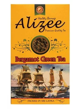 

Tea Alizee "bergamot green tea", green leaf with bergamot, 100 gr