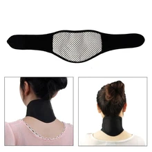 1 PCS Supports Tourmaline Belt Therapy Spontaneous Heating Headache Massager Guard Protector Soft Black Magnetic Neck Braces